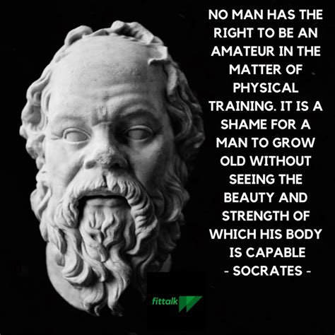 You have to sacrifice and work hard for it.. Socrates motivational quote | Fitness motivation quotes ...