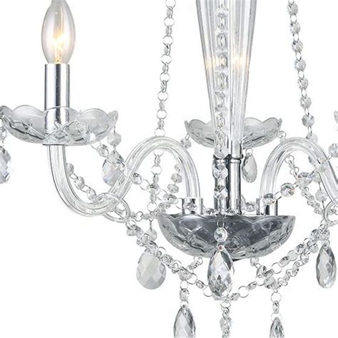 Lustre Candelabro De Cristal Maria Tereza 3 Braços Transparente