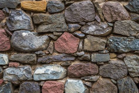 Texture Of Old Rock Wall For Background Medieval Stone Wall Stock