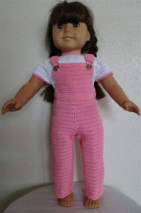 ag 239 bib overall s and jacket set crochet pattern for 18 inch soft body dolls etsy