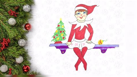 Elf On The Shelf Drawing Step By Step How To Draw Elf On The Shelf