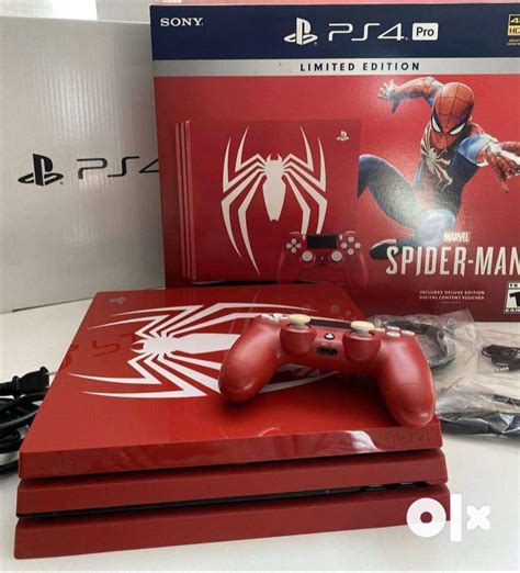 Playstation 4 Pro 1tb Limited Edition Console Marvels Spider Man Ps4