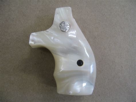 Smith And Wesson J Frame White Pearl Boot Grips For Sale