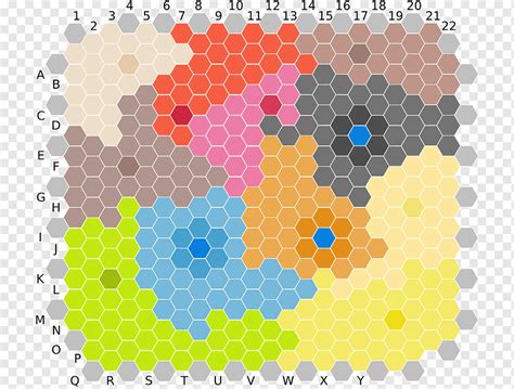 Hexagon Hex Map Board Game Chessboard Hexagonal Tiling Yellow