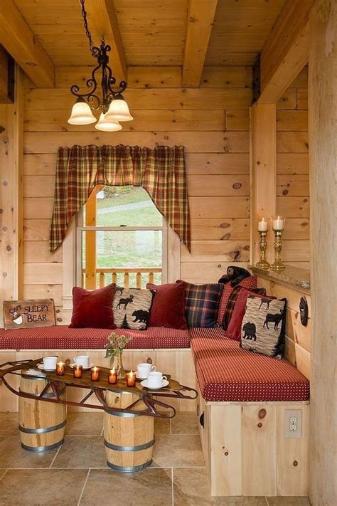 50 Best Small Log Cabin Homes Interior Decor Ideas | Cabin living