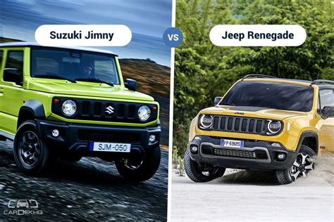 2018 Suzuki Jimny Vs Jeep Renegade Specifications Features Comparison