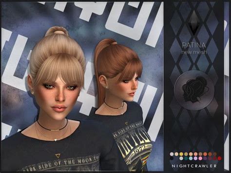 New Hair Mesh Found In Tsr Category Sims 4 Female Hairstyles Sims