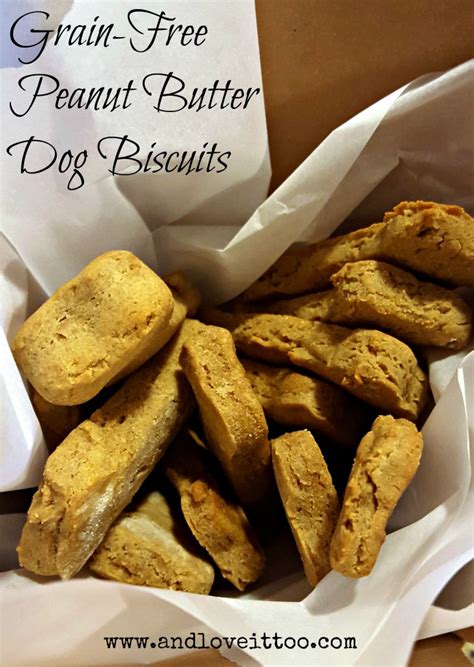 Grain Free Peanut Butter Dog Biscuits