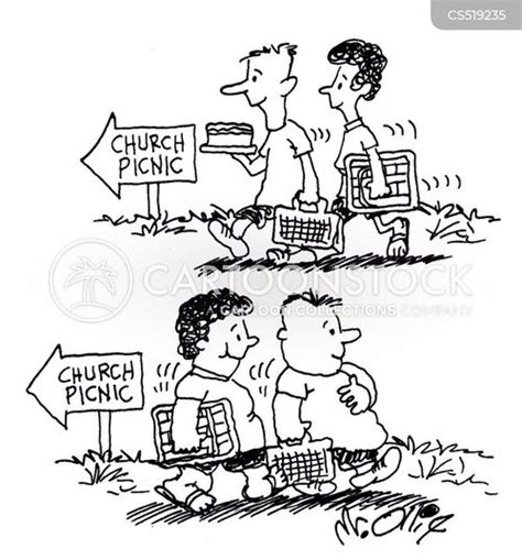 Church Picnic Cartoons And Comics Funny Pictures From Cartoonstock