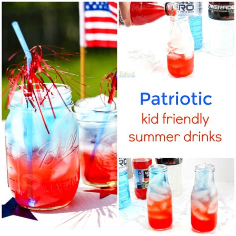 How To Make Patriotic Non Alcoholic Summer Drinks