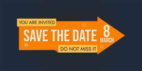 Save The Date Event Vector Art Icons And Graphics For Free Download