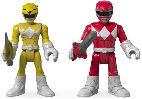 Buy Fisher Price Imaginext Power Rangers Red Ranger Yellow Ranger