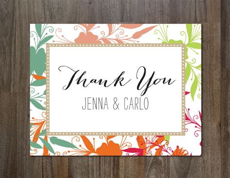 Personalize 3000+ thank you cards and thank you notes instantly online with your photo, text, and choice of over 150 colors. The best Thank you cards template designs