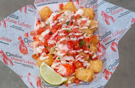 Maine lobster, served with cabbage, pico. cousins-maine-lobster-tater-tots-charlotte | Lobster ...