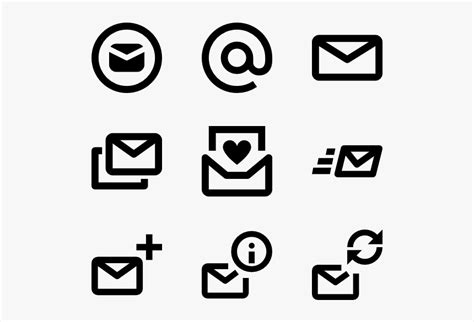 Clip Art Icons For Email Signature Email Icon Small Size Hd Png