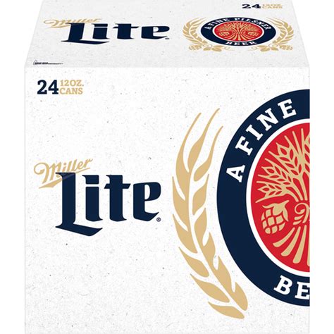 Miller Lite American Light Lager Beer 42 Abv 24 Pack 12 Oz Beer