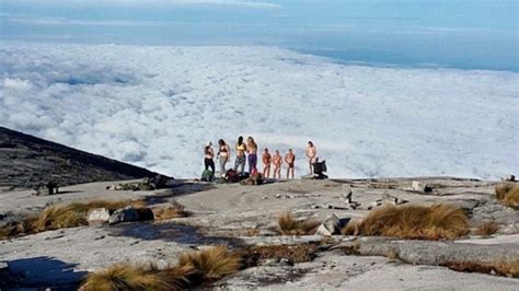 Malaysia Tourists Posing Naked On Top Of Mount Kinabalu Blamed For