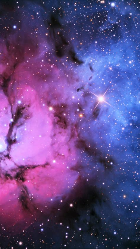 Free Download Glow Nebula Pink Planets Sky Space Stars Ufo Universe