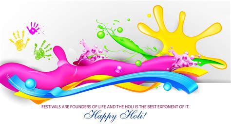 Happy Holi 3d Hd Free Wallpaper Background