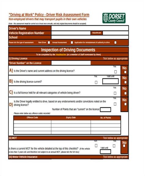 Why you need to wait for some days to get or get the guide to hgv inspection sheets record that you order? FREE 8+ Driver Assessment Forms in PDF | MS Word
