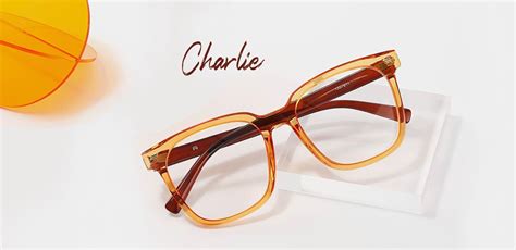 Charlie Oversized Prescription Glasses Orange Womens Eyeglasses Payne Glasses