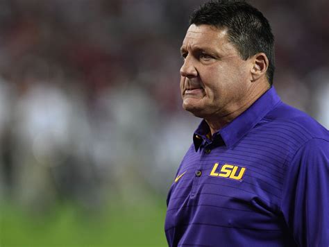 What Advice Lsu Football Coach Ed Orgeron The Interim Master Has For Brady Hoke At Tennessee