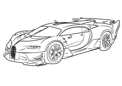 Bugatti Coloring Pages To Download And Print For Free