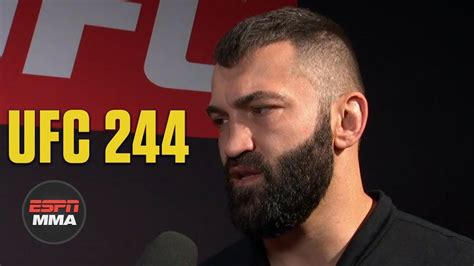 Andrei Arlovski Wants To Fight 4 5 More Years Ufc 244 Media Day Espn Mma Youtube