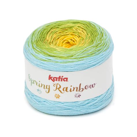 Spring Rainbow Diamond Yarn