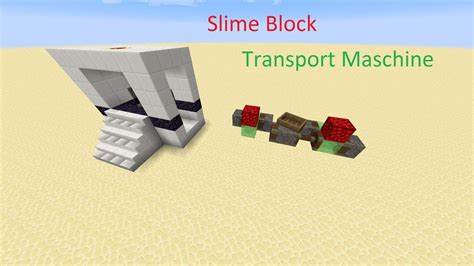 Minecraft Slime Block Flying Maschine Zwei Richtungen Youtube