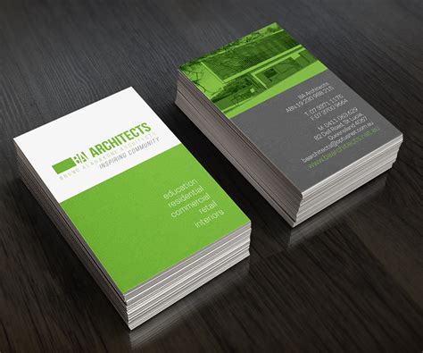 Bussiness Card Ba Architects 28 Business Card Designs