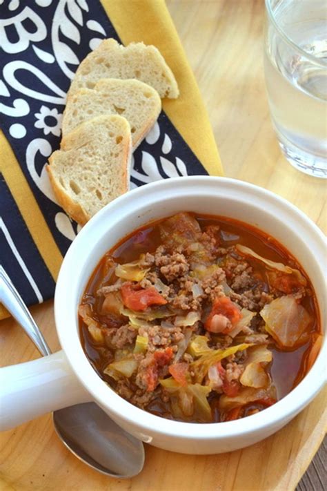 Brown hamburger before adding to crock pot. 10 Easy Cabbage Soup Recipes - How to Make the Best Cabbage Soup