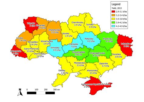 Its population is 50 million people. Ukraine: Earth Observation Data for Agriculture Monitoring ...