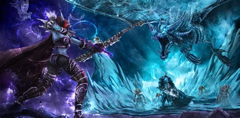 Wallpaper World Of Warcraft Dragon Heroes Of The Storm Undead Archer Sylvanas Windrunner