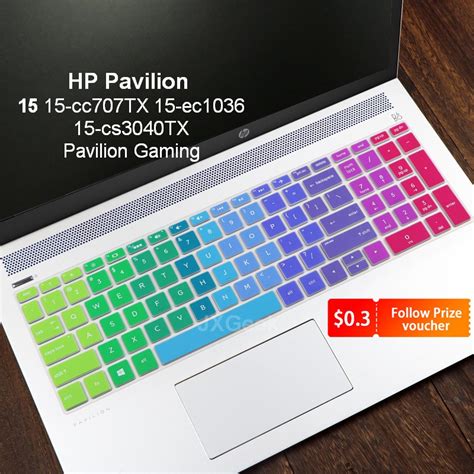 Keyboard Cover Hp Pavilion 15 Series Silicone 15 Inch 156 Inch Laptop