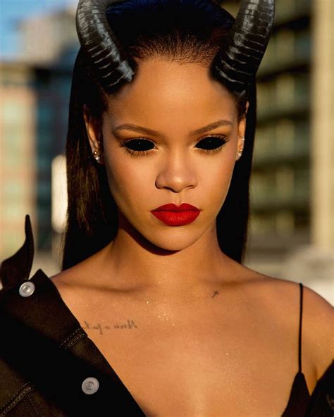 Rihanna Demon Horns Aesthetic Edited