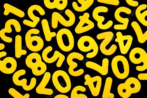 Yellow Numbers Three All Background Photo And Picture For Free Download