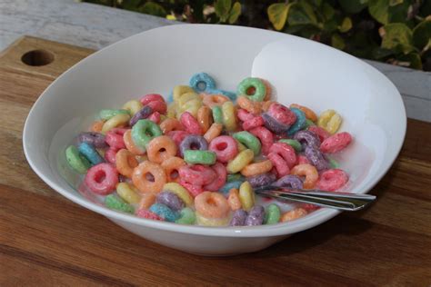 Cereal Bowl Fruit Loops Just Dough It