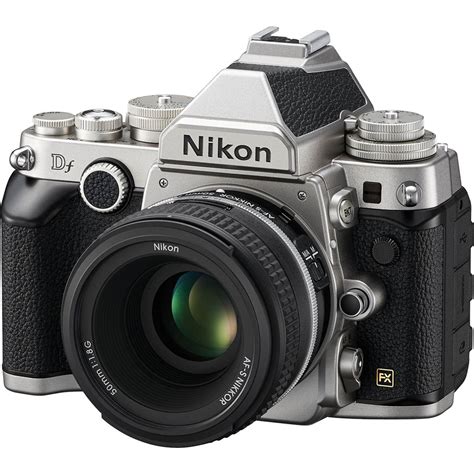 Nikon Df Dslr Camera With 50mm Lens Silver Refurbished 1528b