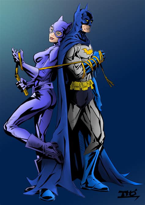 Batman And Catwoman By Echudin On Deviantart