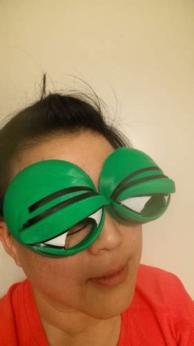 3d Printed Pepe The Frog Holloween Costume Eyeglasses Tie On By