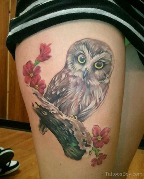 Owl Tattoo Design On Thigh Tattoo Designs Tattoo Pictures