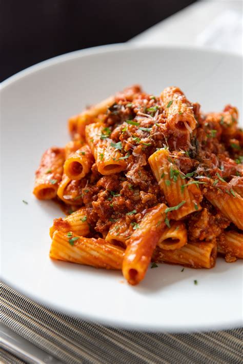 Try Our Rigatoni Bolognese For The Perfect Pasta Pick Me Up Healthy