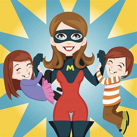 Superhero Mom Illustrations Royalty Free Vector Graphics And Clip Art Istock