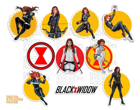 Black Widow Svg 10 Unique Natasha Romanoff Svg Digital Etsy