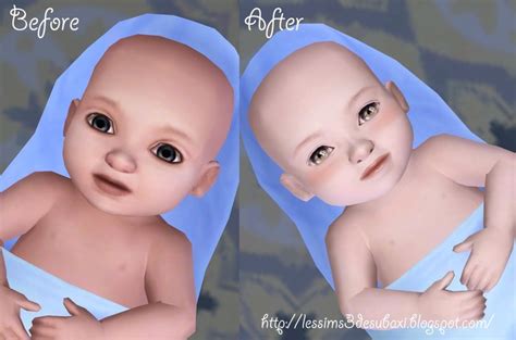S Club Privée Babys Skintone Default Replacement Sims Baby Sims 3