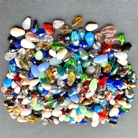 Assorted Glass Loose Beads Bulk Mixed Lot Craft Jewelry Diy Making 100g