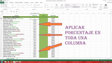 Formula Para Quitar El Porcentaje En Excel Printable Templates Free