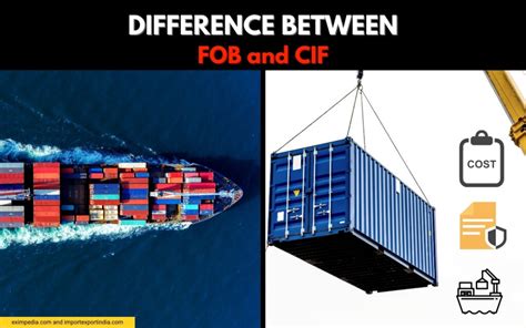Fob Vs Cif Difference Between Fob And Cif Eximpedia Eximpedia