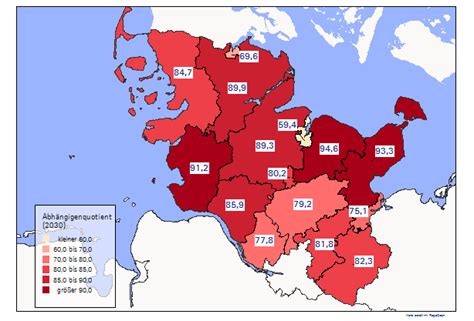 Jump to navigation jump to search. Demografie Kreise Abhängigkeitsquotient 2030